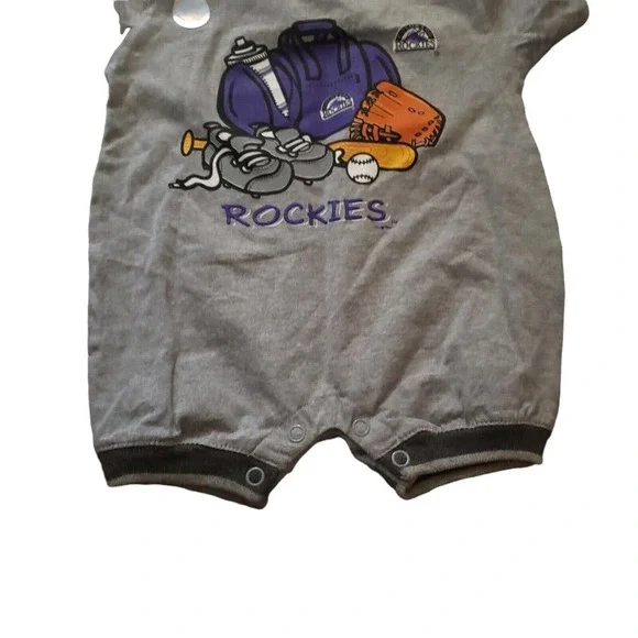 Colorado Rockies Baby Bodysuit Romper 3-6 Months Infants MLB Baseball NWT - Picture 3 of 5